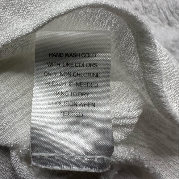 Daniel Rainn White Sleeveless Blouse with Lace Detail Size L - Picture 6 of 7